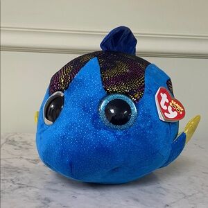 Ty Beanie Boos Aqua the Fish Large Plush